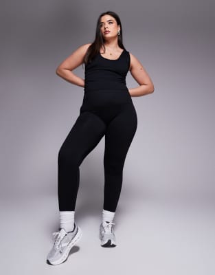 4505 CURVE SMOOTH SEAMLESS V NECK TANK TOP WITH INNER BRA 