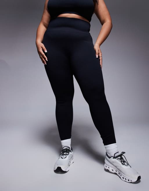 4505 Curve – Svarta, formande träningsleggings med hög midja i seamless-design , 5 av 5
