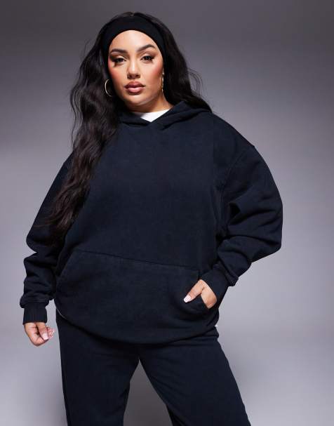 4505 Curve - Sweat à capuche en tissu épais à séchage rapide - Noir délavé - view 1