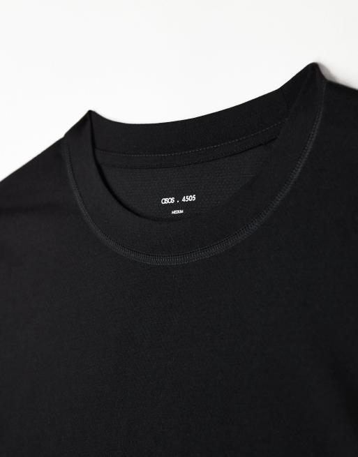 4505 - Débardeur de sport court en tulle à séchage rapide - Noir, 3 de 5