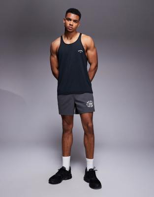 4505 - Débardeur en mesh à motif Training Club - Noir