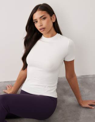 Everyday - T-shirt ajusté en coton à séchage rapide - Blanc 36