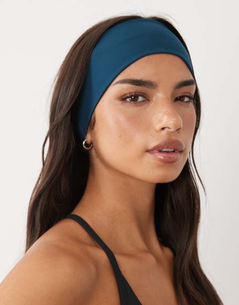 4505 - Fascia per capelli da allenamento blu-azzurro - view 1