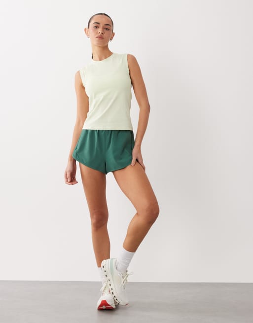 4505 fitted cotton everyday tank top with quick dry finish in pistachio, 2 of 4