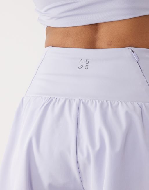 4505 floaty running shorts with jersey liner in periwinkle, 3 of 5
