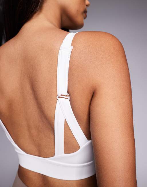 4505 Fuller Bust - Icon Active - Hvid sports-BH med medium støtte, aftagelig polstring og justerbare stropper, 4 af 4