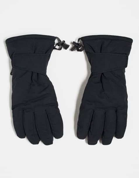 4505 - Gants de ski déperlants avec essuie-masque - Noir  - view 1