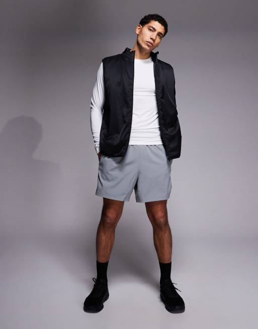 4505 - Gilet thermique de running sans manches avec poches zippées et détails réfléchissants - Noir, 2 de 5