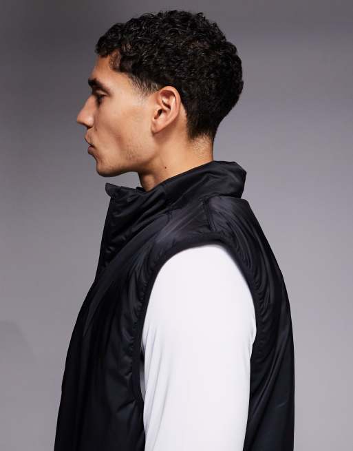 4505 - Gilet thermique de running sans manches avec poches zippées et détails réfléchissants - Noir, 4 de 5