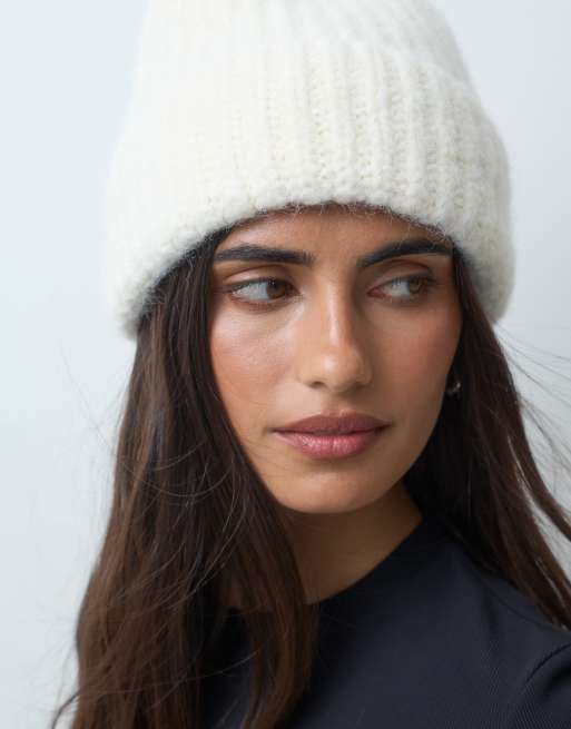 4505 Gorro de punto para esquí en crema, 3 de 5