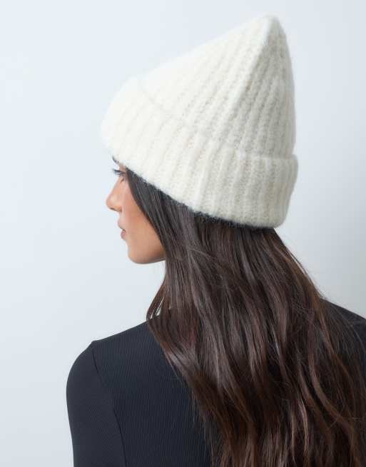 4505 Gorro de punto para esquí en crema, 4 de 5