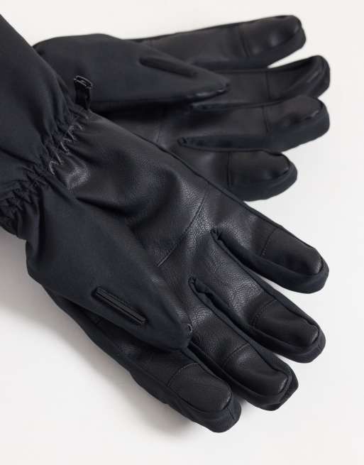 4505 guanto da sci idrorepellente con panno per maschera, nero, 3 di 3