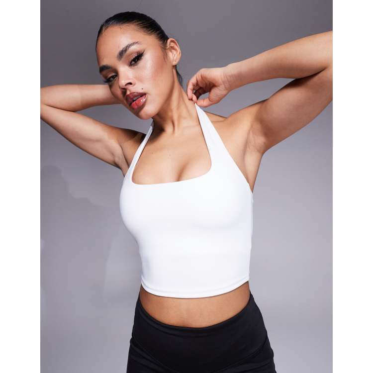 bras for halter neck dresses Harriet Brown Halter Long Crochet Dress