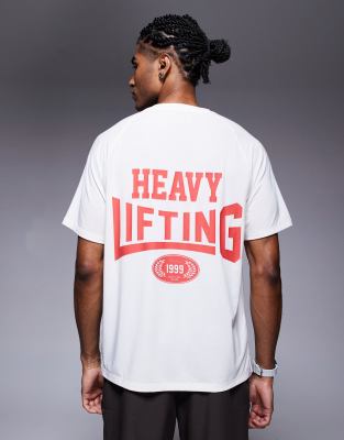 4505 Heavy Lifting Quick Dry Back Print Performance T-shirt