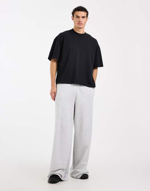 4505 heavyweight cotton boxy oversized drop shoulder T-shirt with quick dry finish in black, 2 of 5
