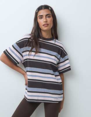 4505 Heavyweight Cotton Oversized T-shirt In Multi