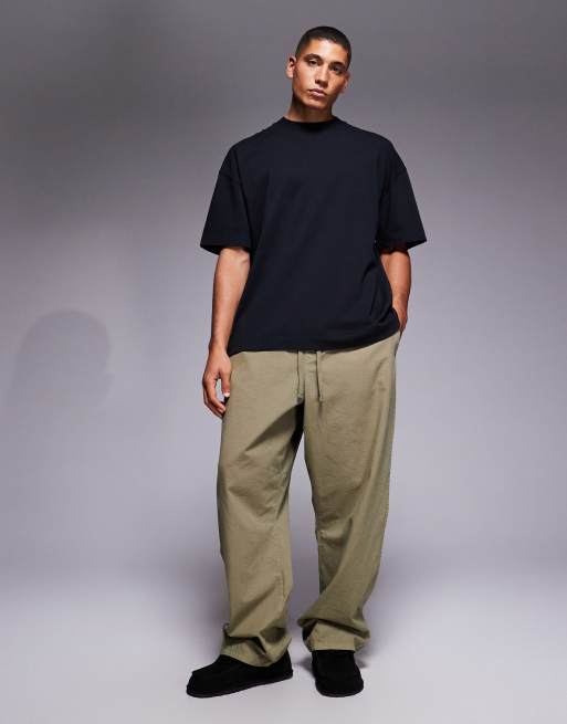4505 heavyweight cotton oversized t-shirt with back print and quick dry finish in washed black, 2 of 5