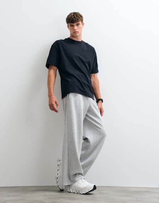 4505 heavyweight cotton oversized t-shirt with back print in washed black, 2 of 5