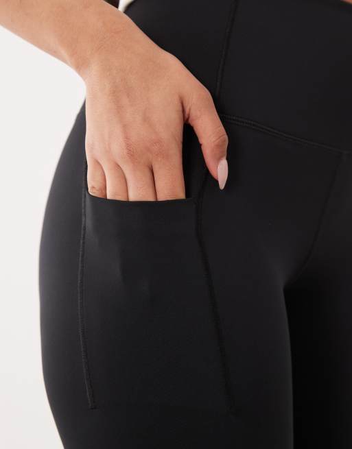 4505 Hourglass – Active – Czarne modelujące legginsy sportowe z wysokim stanem, 2 z 5