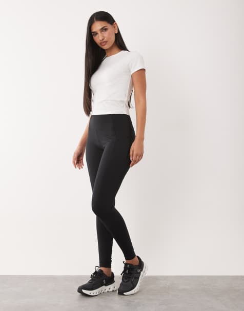 4505 Hourglass active waist snatching high rise gym legging in black - view 1