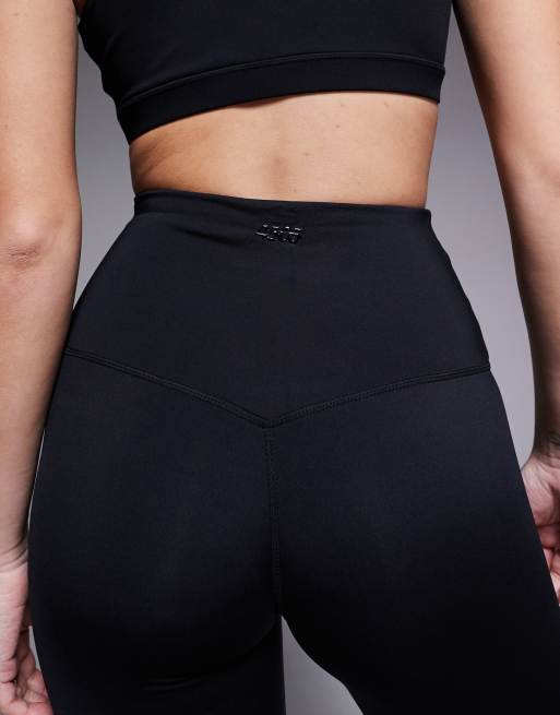 4505 Hourglass Icon active bum sculpt high waist gym legging with inner pocket in black, 4 of 5