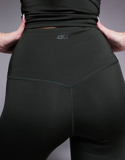 4505 - Hourglass Icon - Active bum sculpt sportlegging met hoge taille en binnenzak in kaki, 5 van 5