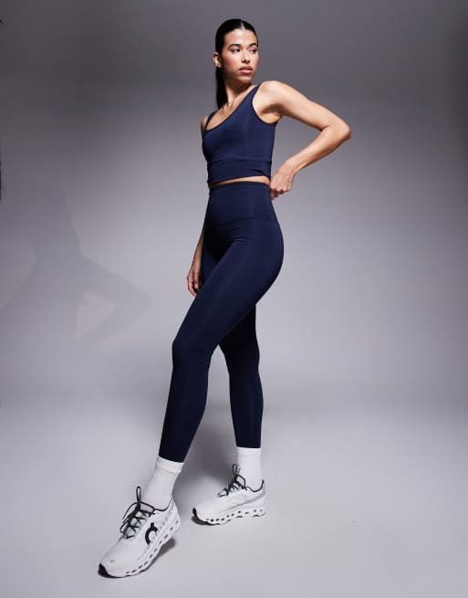 4505 - Hourglass - Icon - Active - Fitnesslegging met vormgevende achterkant, hoge taille en binnenzak in donker marineblauw