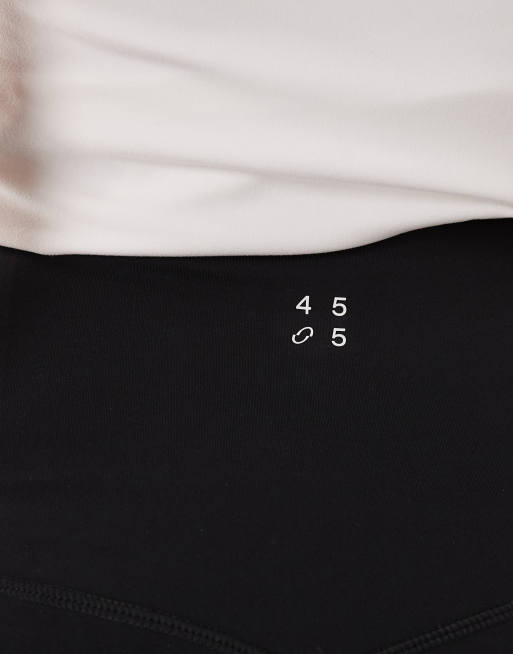 4505 Hourglass - Icon Active - Sorte træningsleggings med høj talje, inderlomme og formende effekt bagpå, 2 af 5