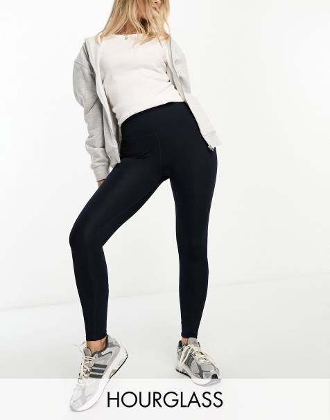 4505 Hourglass Icon bum sculpt gym legging in navy - view 1