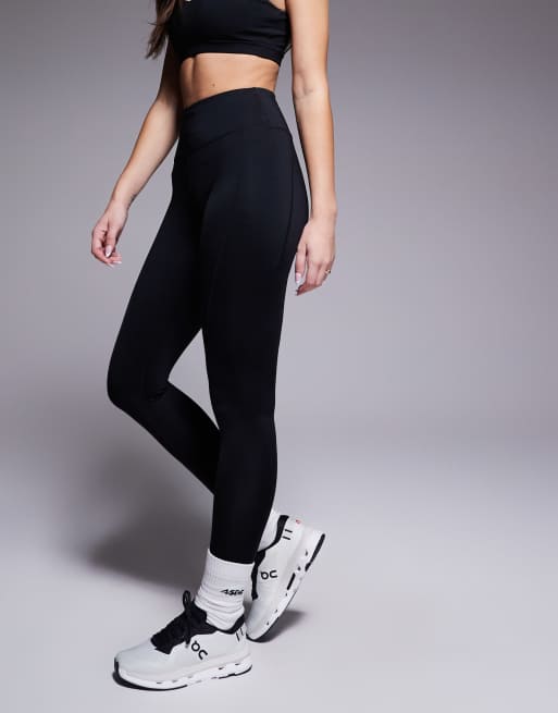 4505 Hourglass – Icon – Lauf-Leggings in Schwarz mit Handytasche und Taillenschnürung, 4 von 5
