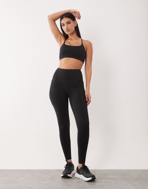 4505 Hourglass - Icon - Legging de sport avec taille nouée et poche pour téléphone - Noir - view 1