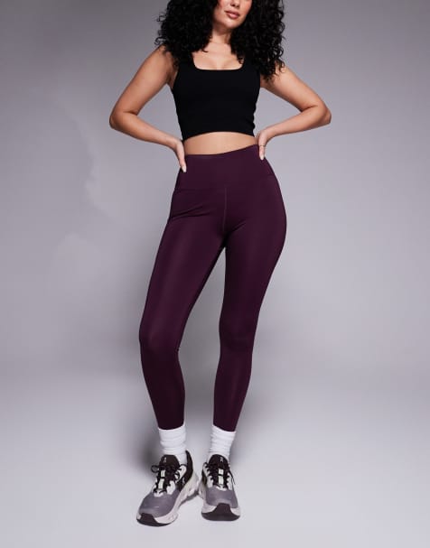 4505 Hourglass - Icon - Leggings da palestra a vita alta modellanti sul retro bordeaux - view 1
