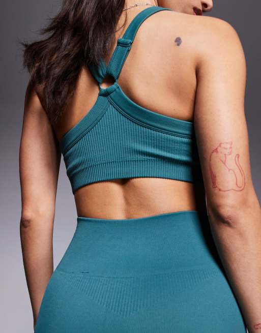 4505 Hourglass seamless sculpting high waist gym leggings in seafoam , 5 of 5