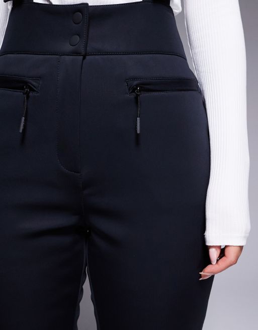 4505 Hourglass - Ski - Pantaloni da sci a zampa in soft shell idrorepellenti neri lucidi , 5 di 5
