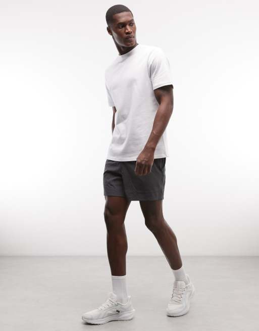 4505 - Hvid T-shirt med hurtigttørrende finish i Regular Fit i kraftigt bomuld, 2 af 5