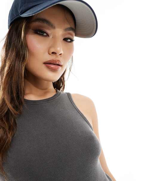 4505  Icon 00's rib racer vest in washed black - view 1