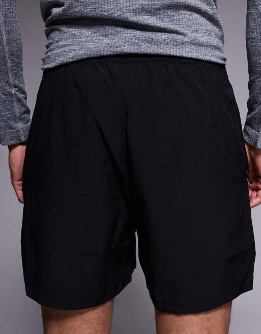 4505 Icon 2 pack 5-inch quick dry training shorts with zip pockets in graphite and black, 5 of 5
