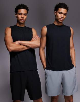 4505 Icon 2-pack 7-inch Quick Dry Training Shorts With Zip Pockets In Multi