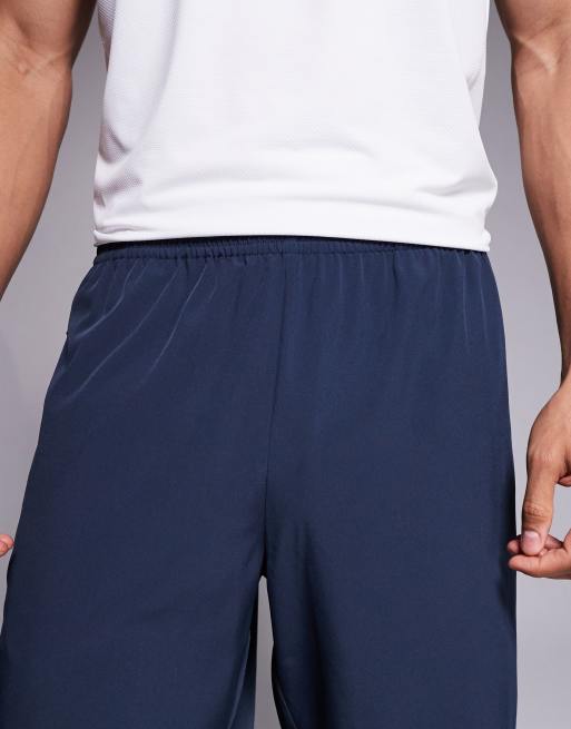 4505 Icon 3 inch quick dry running shorts with back phone pocket 2 pack in black and navy, 5 of 5