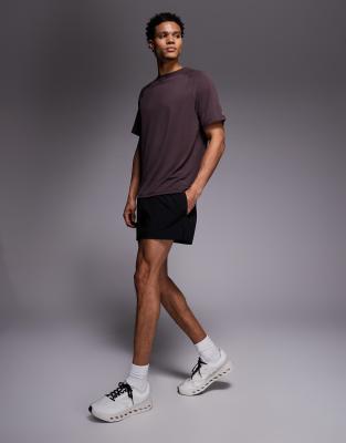 4505 Icon 3 Inch Quick Dry Running Shorts With Back Phone Pocket In Black