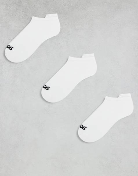 4505 Icon 3 pack quick dry trainer sport socks in white - view 1
