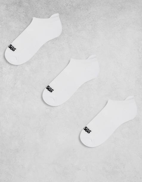 4505 – Icon – 3er-Pack schnell trocknende Sneaker-Sportsocken in Weiß - view 1