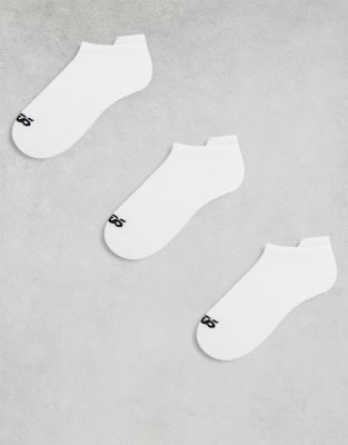 4505 - Icon - 3er-Pack schnell trocknende Sneaker-Sportsocken in Weiß