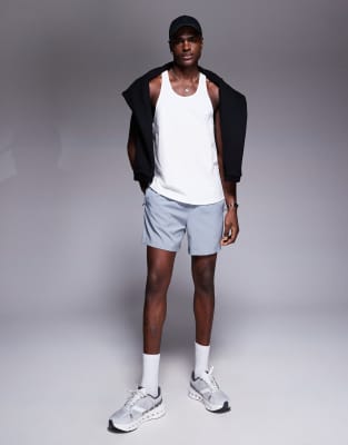 4505 Icon 5 Inch Quick Dry Training Shorts With Zip Pocket 2 Pack In Multi