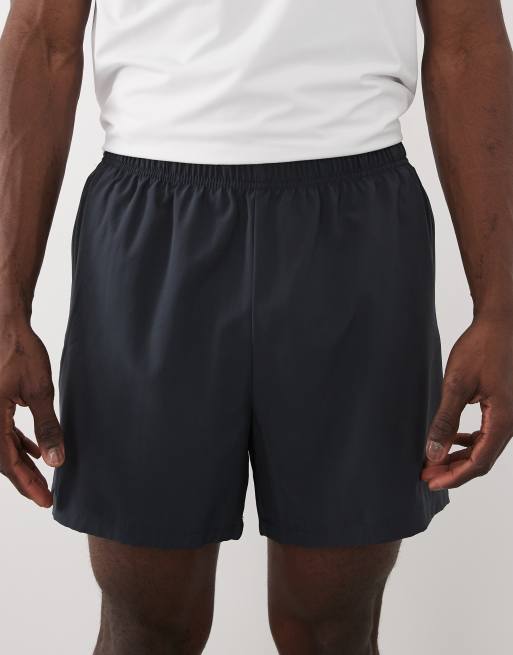 4505 Icon 5 inch quick dry training shorts with zip pockets 2 pack in black and dark navy, 4 of 5