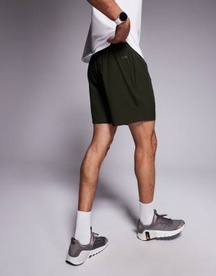 4505 Icon 5 Inch Quick Dry Training Shorts With Zip Pockets 2 Pack In Multi