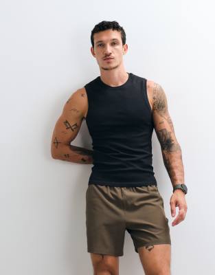 4505 Icon 5 Inch Quick Dry Training Shorts With Zip Pockets In Green