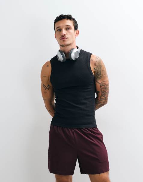 4505 Icon 5 inch quick dry training shorts with zip pockets in maroon - view 1