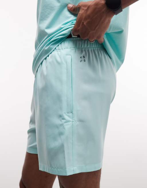 4505 Icon 5 inch quick dry training shorts with zip pockets in mint, 4 of 5