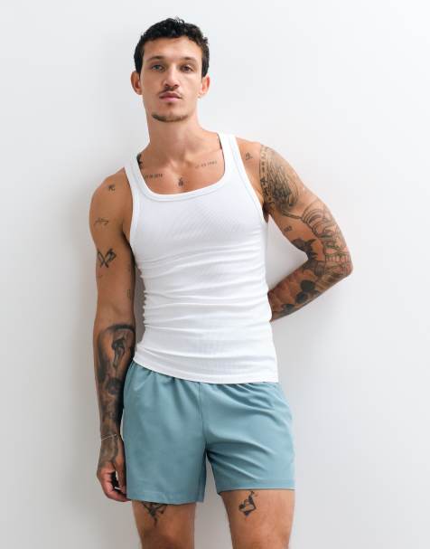 4505 Icon 5 inch quick dry training shorts with zip pockets in oil blue - view 1